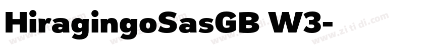 HiragingoSasGB W3字体转换
